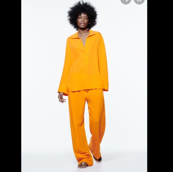 NWT Zara straight pajama pants 👖 😍 - Picture 13 of 13